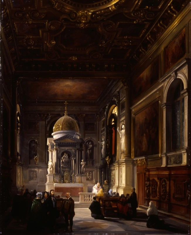 Nterno della cappella del Rosario nella chiesa dei SS. Giovanni e Paolo a Venezia - Artgate Fondazione Cariplo